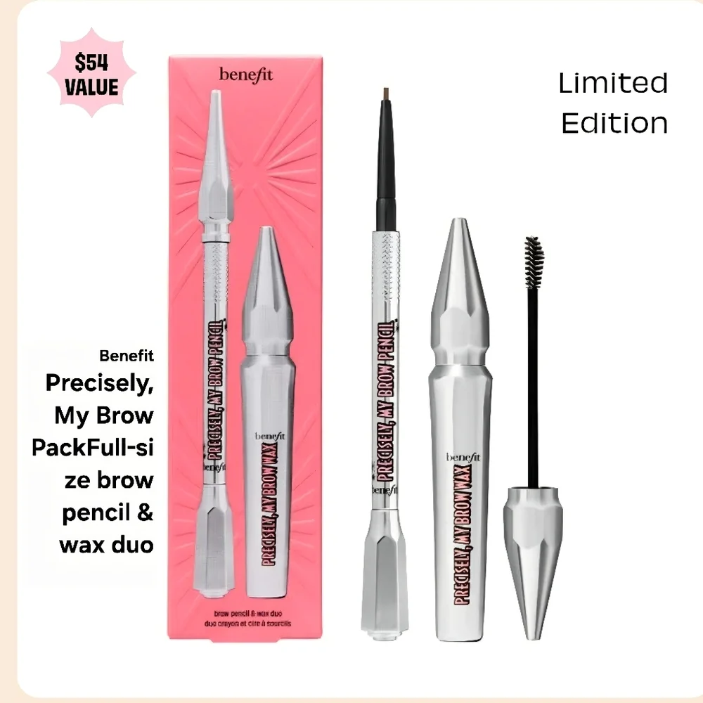 Benefit Precisely, My Brow Pack Full-size brow pencil & wax duo #3. BNIB